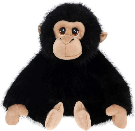 Pluchen chimpansee Keeleco van gerecyclede materialen 20 cm
