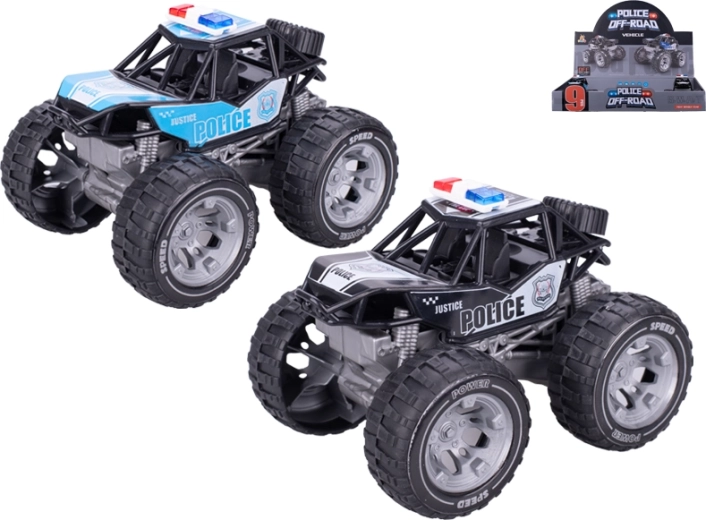 Politiewagen met vliegwielaandrijving 13 cm