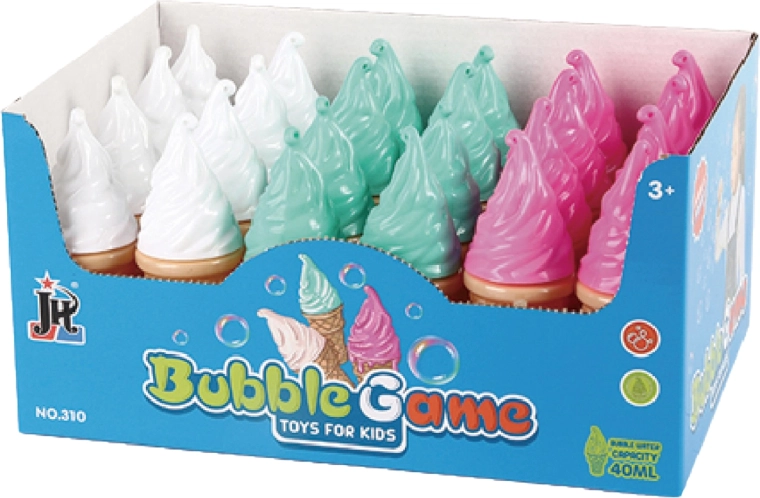 Bellenblaas in de vorm van een ijsje 40 ml