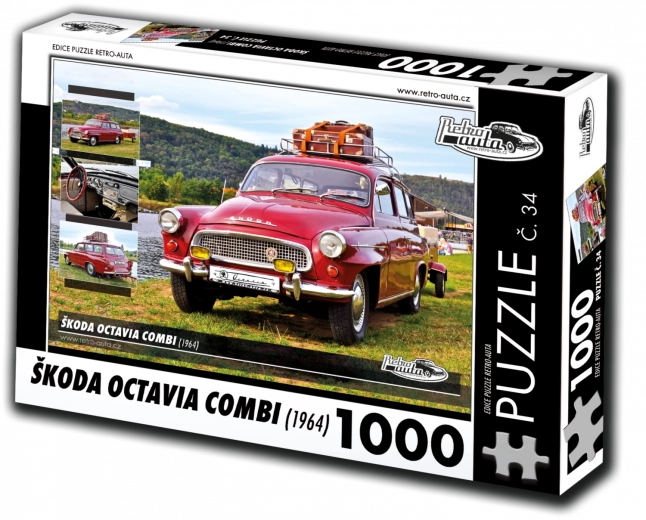 retro-auto legpuzzel škoda octavia combi (1964) – 1000 stukjes