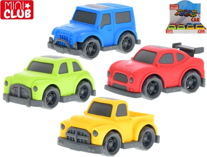 Mini Club auto voor kinderen 9,5 cm met vrijloop