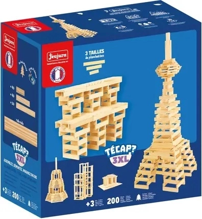Jeujura houten bouwset Técap 3XL (200 onderdelen)