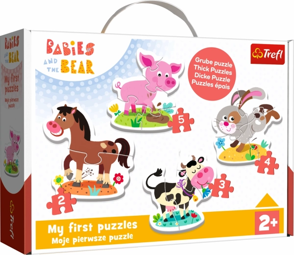 Puzzle Baby Classic: Op de boerderij