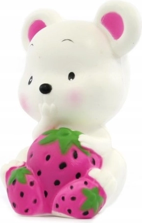 Squishy antistres muisje met aardbeien