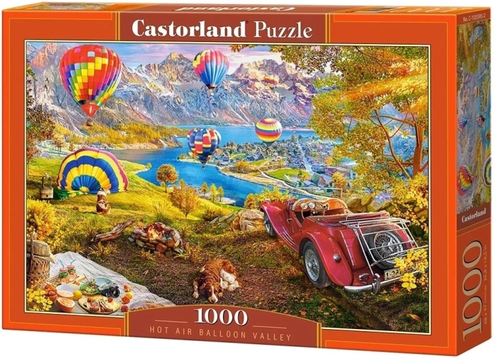 Castorland puzzel Vallei van heteluchtballonnen 1000 stukjes