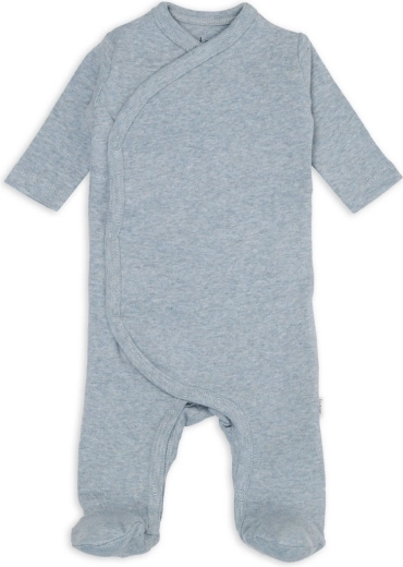 Lodger newborn overall Melange blue fogg, maat 50 - 1 stuk