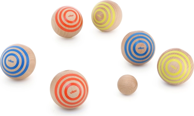 Vilac houten pétanque met ringen
