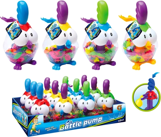 Waterballonnen met pompje – set van 100 stuks