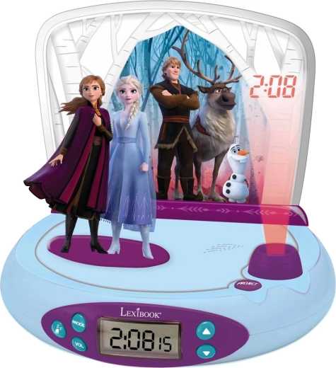 3D wekker met projector Frozen