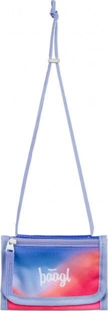 Baagl nekportemonnee Regenboog rood