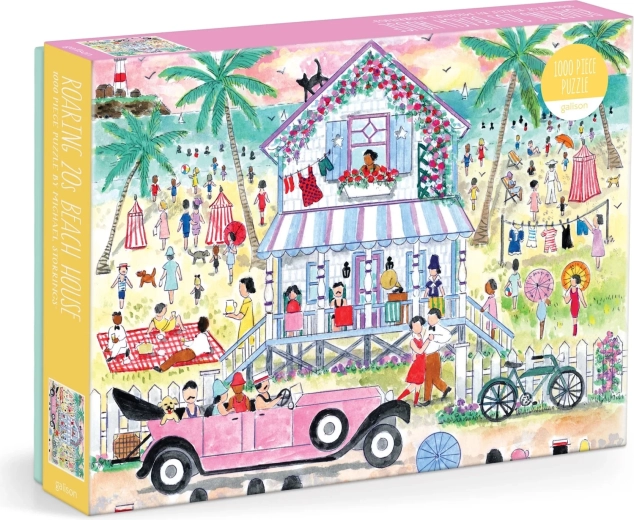 Galison-puzzel strandhuis in roaring twenties-stijl 1000 stukjes
