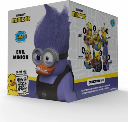 TUBBZ verzamel-eendje Minions paars - 1 stuk