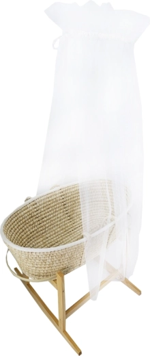 EKO baldakijn voor babybed transparant wit 150 × 300 cm