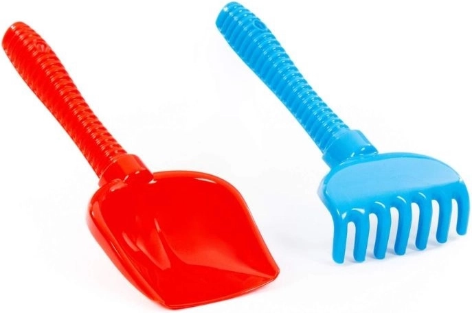 Zandset met schepje en harkje