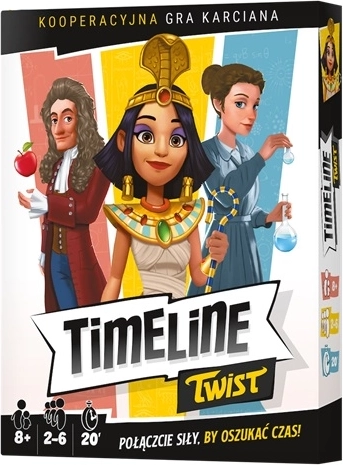 Rebel Timeline Twist – coöperatief kaartspel voor het hele gezin (Poolse editie)