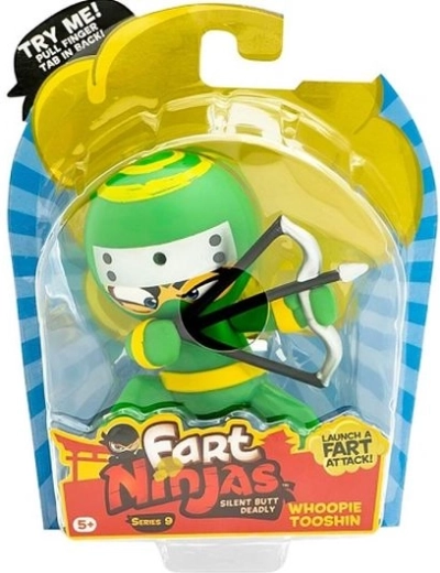 Fart Ninjas Whoopie Tushin verzamelfiguur met geluid