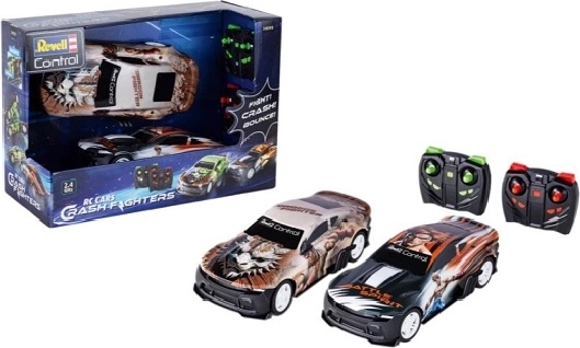 Revell RC Cars Crash Fighter – set van 2 op afstand bestuurbare auto’s voor gevechten
