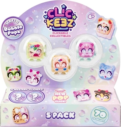 Goliath Clickeez serie 3 Bubble Pops vijfpack