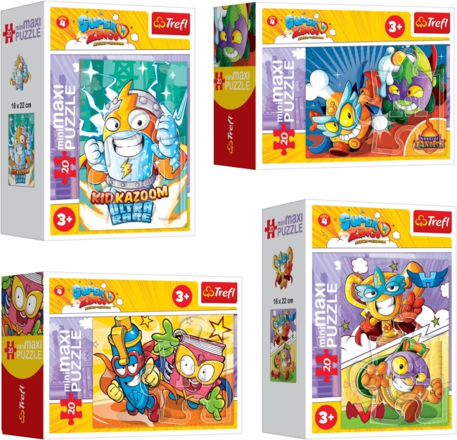Puzzel Kid Kazoom en Super Zings: Actie