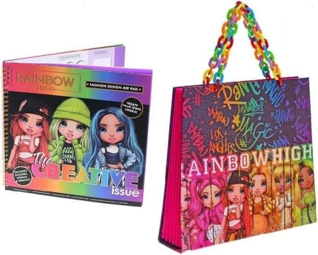 Rainbow High creatieve modedesignset voor het ontwerpen van een T-shirt