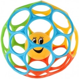 Kleurvolle rammelbal voor baby’s