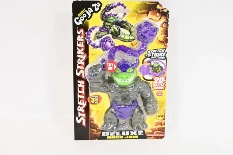 Heroes of Goo Jit Zu Rock Jaw Stretch Strikers Deluxe actiefiguur met geluiden