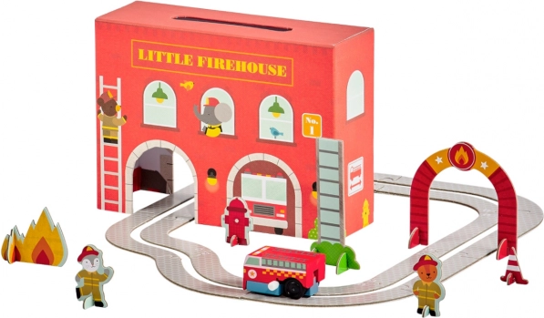 Petit Collage speelset brandweerkazerne