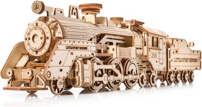 Little Story 3D houten puzzel stoomlocomotief