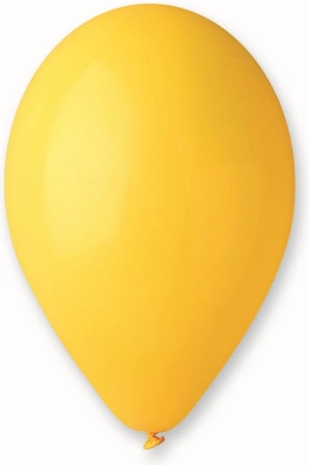 Pastelkleurige ballonnen 25 cm – donkergeel