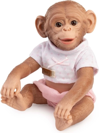 Guca Reborn realistisch apenbaby met volledig vinyl lichaam 25 cm