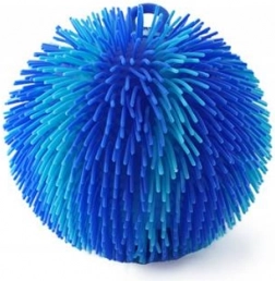 Harlige regenboog lichtgevende bal – blauw