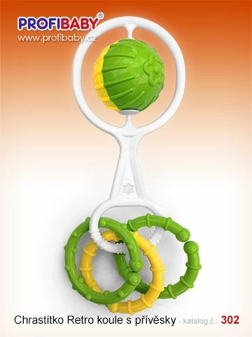 Retro rammelaar met hangers