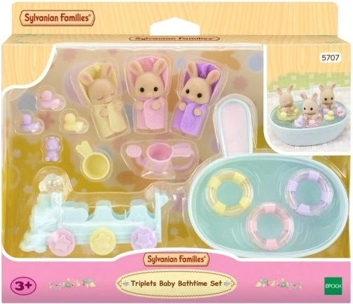 Sylvanian Families badtijd voor konijnendrieling