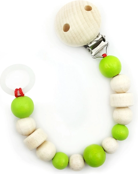 Hess clip voor fopspeen lichtgroen