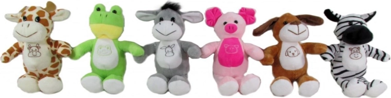 Knuffeldier 15 cm – verschillende varianten