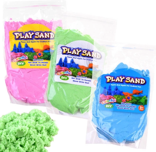 Magisch kinetisch zand 250 g – gekleurd, niet-klevend en droogt niet uit