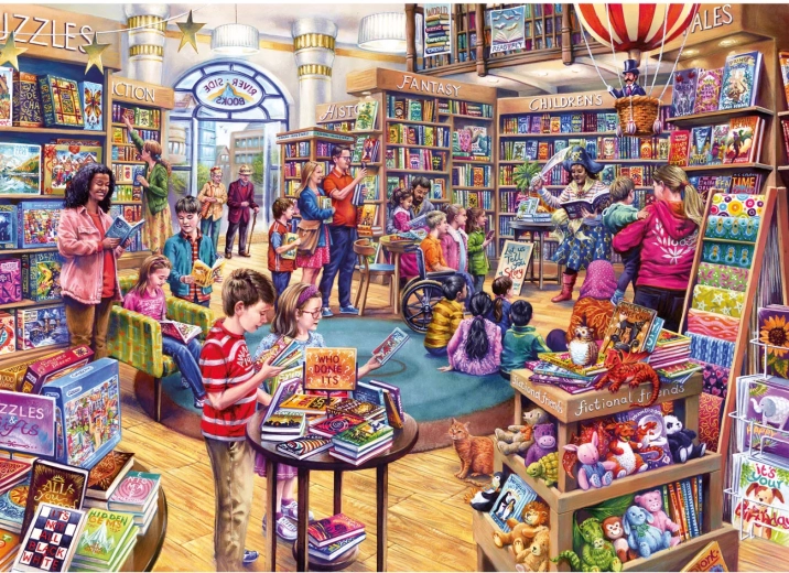 Puzzel Bladzijdenomslagers XL 500 stukjes GIBSONS