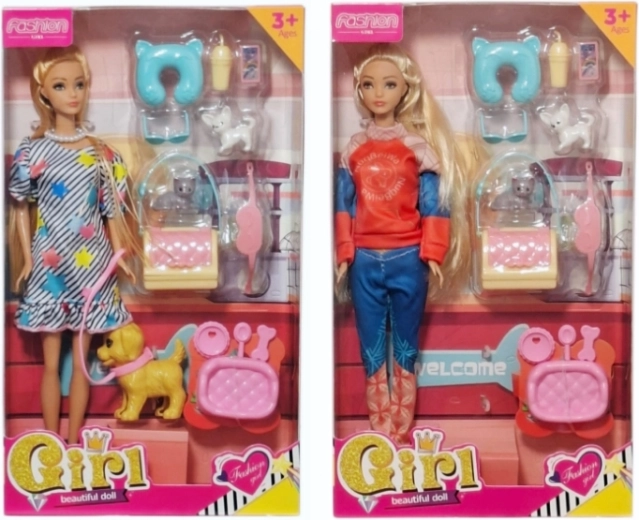 Pop met accessoires - 1 stuk