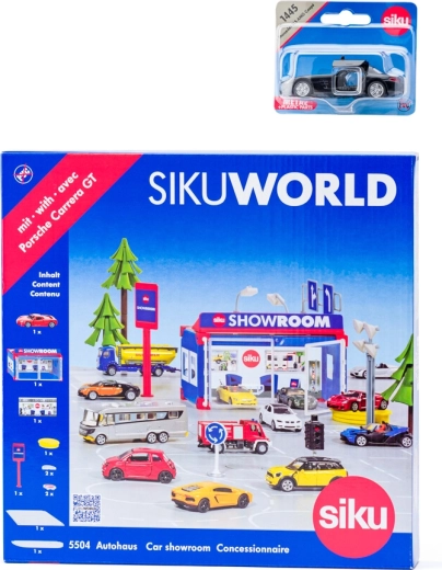 SIKU World autosalon met auto