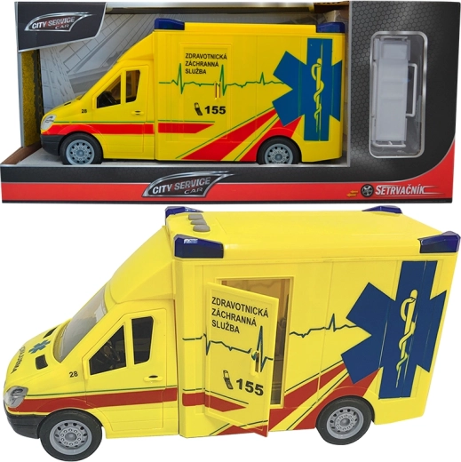 Stadsambulance 1:14 met vliegwiel