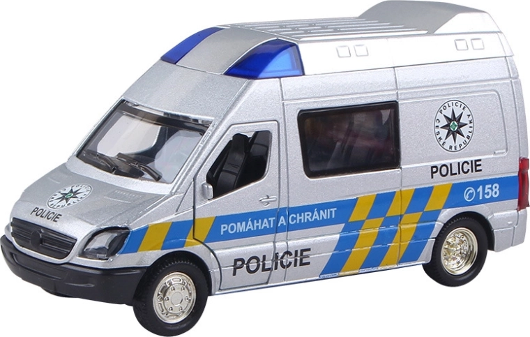 Politiewagen met geluid en licht