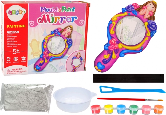 Creatieve set voor het maken van een spiegeltje