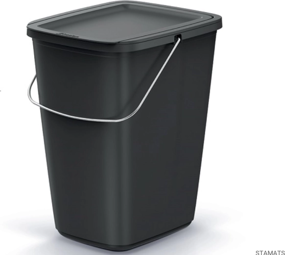 Prullenbak met kiepdeksel 9 l Compacta