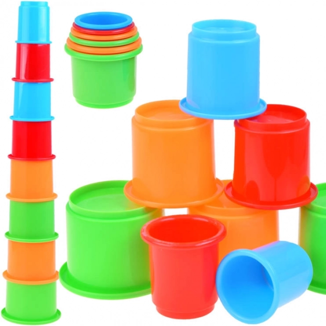 Kleurige stapelbekers LITTLE TIKES – piramide