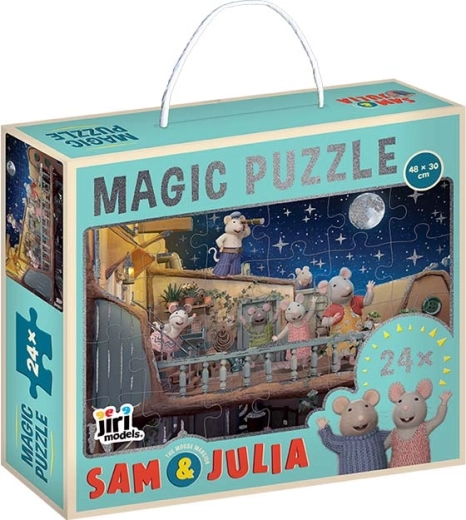 Glitterpuzzel in doosje Het Muizenhuis Sam & Julia