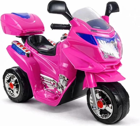 Elektrische kinderdreirad HC8051 roze met ledverlichting en geluiden