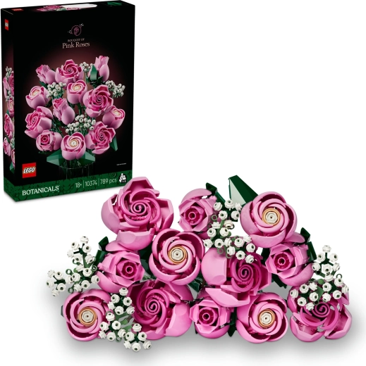 LEGO Botanicals boeket roze rozen