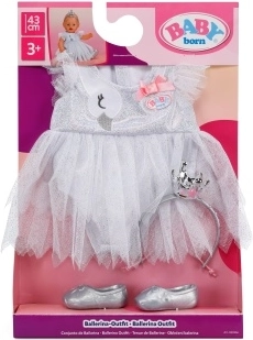 BABY born ballerina-jurkjes voor pop 43 cm