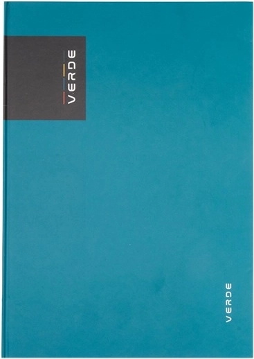 Notitieboek A5 VERDE Milano, 96 vellen, gelijnd