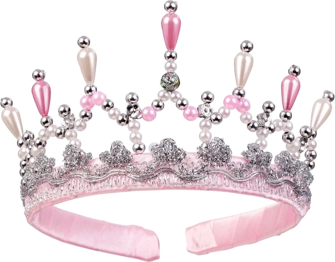Souza! roze haarband Mary met kroontje